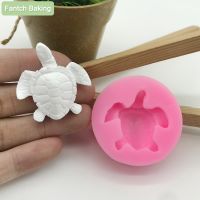 【lz】☸ↂ  Sea Turtle Shape Fondant Mold Soft Silicone Cute Lovely Ocean Theme Decoração de Bolo Gum Paste Chocolate Mold Resina Art