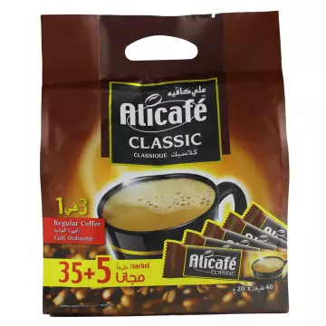 Nescafe 3-in-1 Classic Instant Coffee Mix, 40 Sticks x 20g