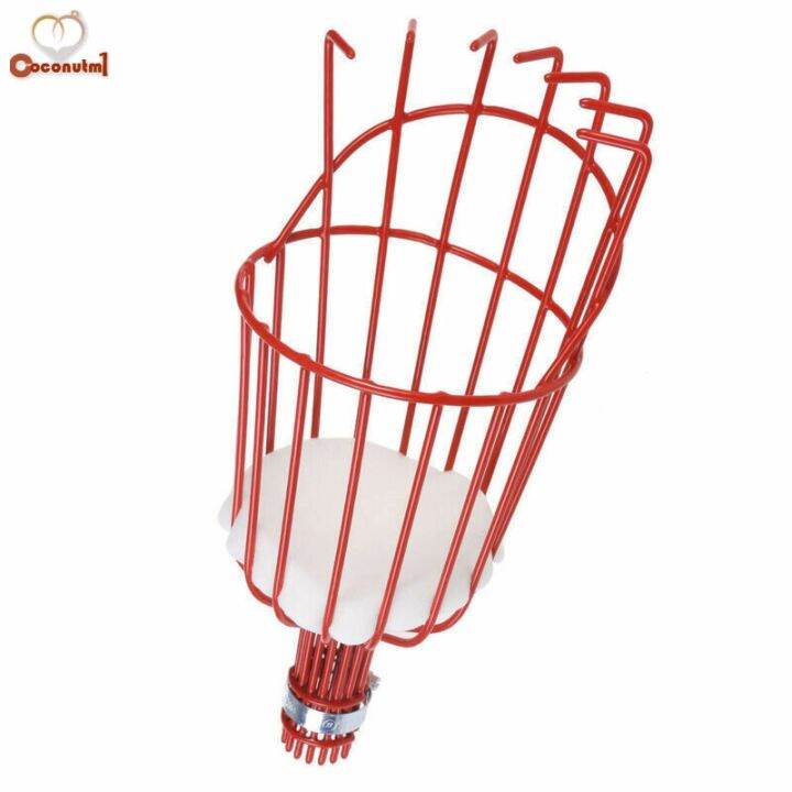 fruit-picker-basket-catcher-picking-fresh-orange-garden-tools-for-broom-pole-stick