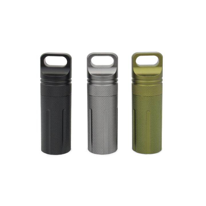 gray-aluminum-alloy-canister-medicine-u-disk-bottle-outdoor-pill