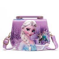 Disney princess children pu messenger bag girl Frozen Elsa shoulder bag Sofia handbag kid fashion shopping bag gift