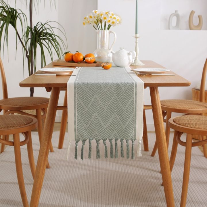 lz-nordic-simple-table-runner-handmade-tassel-cotton-linen-tablecloth-romantic-bed-runners-dining-table-party-decoration