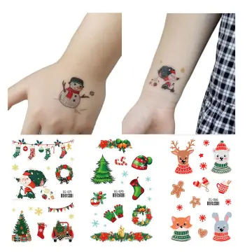 Diamond Glitter Tattoo Set Temporary Tattoo Kit 24 Glitter Colors