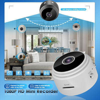 ร้านเป็ดกล้องไร้สายขนาดเล็ก A9 WiFi 1080P กล้องถ่ายรูปอินฟราเรดซ่อน HD การมองเห็นได้ในเวลากลางคืนกล้องวงจรปิดรักษาความปลอดภัยสำหรับองค์กรครอบครัว