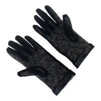 ✟✽☑ Women Gloves Female Fashion Props Wrist Length Costume Accessories Elegant Formal Lace Gloves for Wedding Party Opera