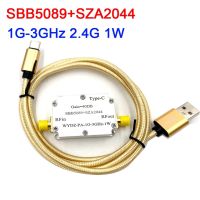 SBB5089ไมโครเวฟ + SZA2044 1000MHz-3000MHz 2.4GHZ 1W 30DB เครื่องขยายเสียง RF ไมโครเวฟสำหรับ2.4G Wifi Jammer SDR Ham AMP TYPE-C ขายตรง