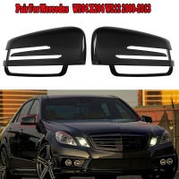 1 Pair Door Mirror Covers Side Mirror Caps for - C E S Class W204 W212 W221 CLA GLA 2009-2013 Gloss Black