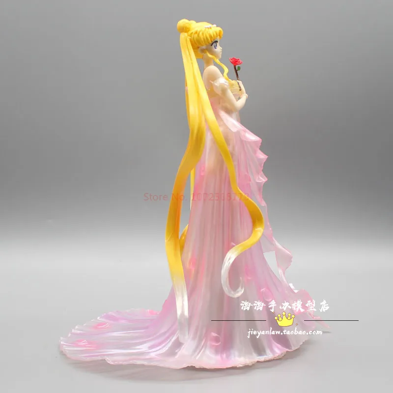 37cm Sailor Moon Knight Sailor Moon & Sailor Universo Ordem Cena Modelo Gk  Figura PVC Action Figure Brinquedos Crianças Presente de Natal