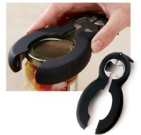 ✇► Household Multifunctional Six In One Can Opener Stainless Steel Kitchen Gadget Gourd Shaped Splayed Beer Bottle Opener