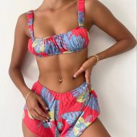 FIDUCIA BANGKOK - Heiley micro Shorts Coral Tropical : กางเกงขาสั้น รุ่น เฮยเล่ย์ ลายพิมพ์สีคอรัล ทรอปิคอล