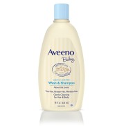 Dầu gội và tắm thiên nhiên dành cho trẻ sơ sinh Aveeno Baby Wash And