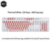 new ABS Translucent Keycap Ergonomic Stepped Arc Design 104 Key Color Backlight Mechanical Keyboard Keycap Universal