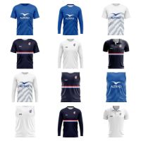 2023 France Rugby Home Jersey White Polo Shirt 2023/24 FRANCE Vest HOME RUGBY TRAINING JERSEY SINGLET Most Popular