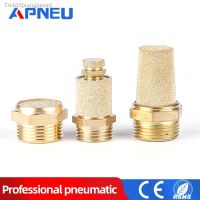 ✇ Brass Pneumatic Muffler Silencer Filter 1/8 1/4 3/8 1/2 PT Noise absorption Exhaust Muffler Connector