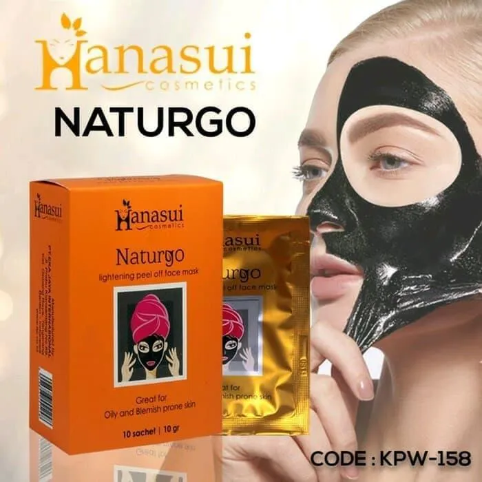 Hanasui Naturgo Masker Lumpur Wajah Isi 10pcs - Warna Hitam Hanasui  naturgoo naturgo ori black hitam gold botol tube bpom komedo mask | Lazada  Indonesia