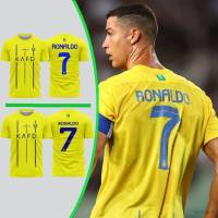 เสื้อยืดแขนสั้น ลายทีมชาติฟุตบอล Ani 2023-24 Al Nassr Ronaldo No.7 พลัสไซซ์ สําหรับผู้ชาย และผู้หญิง