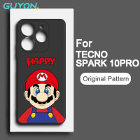 Guyon เคสนิ่มสำหรับ  เสค Infinix Tecno Spark 10 Pro 8 Pro 7 Pro ดีไซน์ใหม่รูปแบบดั้งเดิมซิลิโคนเหลวกันกระแทก