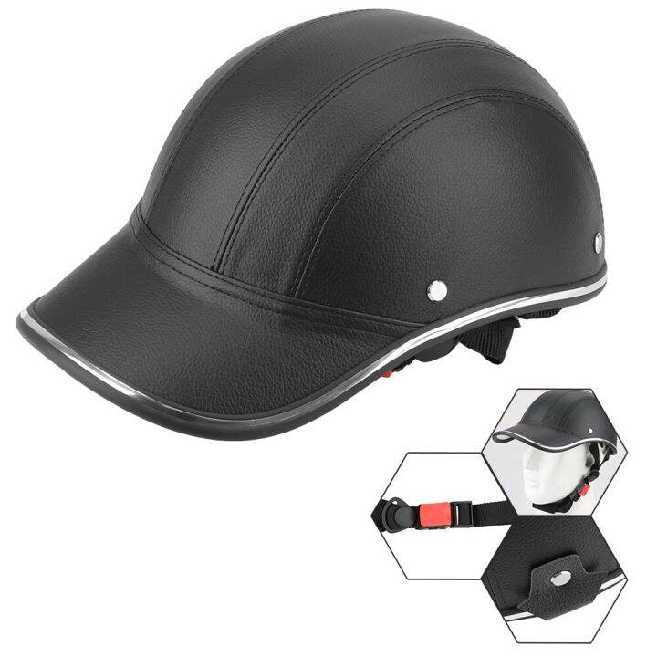 Safety Hard Hat Motorcycle Half Helmet Baseball Cap Style For Cafe
