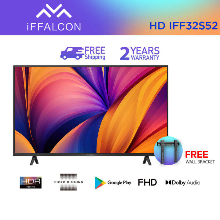 iFFALCON 32 Inch SMART ANDROID TV - 32S52 (Voice Control, Micro Dimming ...