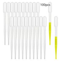 3ml Plastic Dropper Disposable Transfer Pipettes DIY Art 3ml 100pcs PE Polyethylene Soft Experiment