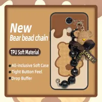 Nordic style Liquid silicone shell Phone Case For Huawei Enjoy 7 Plus/Y7 Prime/Y7 2017 phone case Little Bear Bracelet