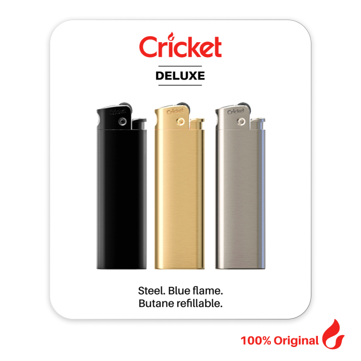 CRICKET Deluxe Steel Lighter SILVER Lighter | Lazada PH