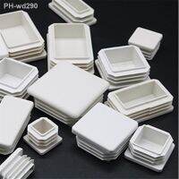 Rectangle/Square Pipe Inserts Plug Bung Steel Leg Stopfen 15x15mm 50x100mm White Plastic Blanking End Cap