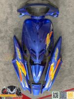 ชุดสีมีโอตัวเก่า YAMAHA Mio5VV มีโอตัวแรก สีน้ำเงินฟ้า ลาย Z งานแท้ทำสีระบบ 2K