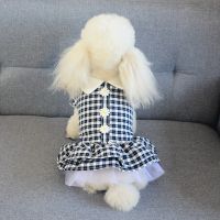 Puppy Cat Clothes Dog Wedding Dresses Pet Spring Summer Dress Dogs Cotton Breathable Printed Butterfly Skirt Clothing Dresses