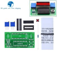 LM3914 10ส่วน3.7โวลต์ลิเธียม12โวลต์แบตเตอรี่ตัวบ่งชี้ความจุโมดูลทดสอบระดับพลังงานจอแสดงผล LED อิเล็กทรอนิกส์ DIY ชุด