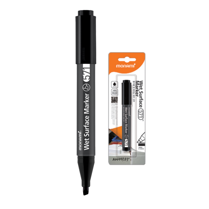 monami-wet-surface-marker-permanent-maker-571-chisel-2-5-2-mm-black-ปากกามาร์คเกอร์หัวตัด