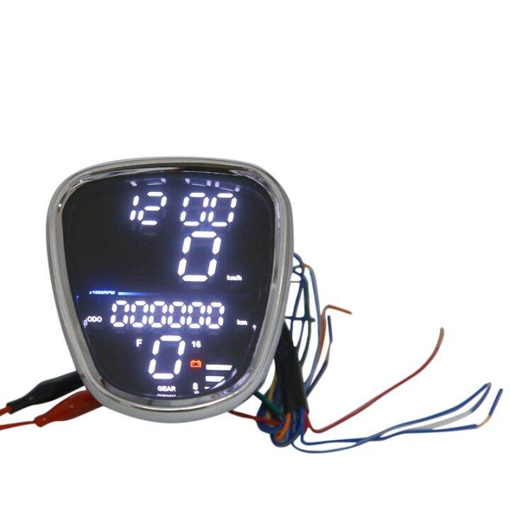 for-honda-c70-c90-motorcycle-led-digital-meter-rpm-odometer-speedometer-assy