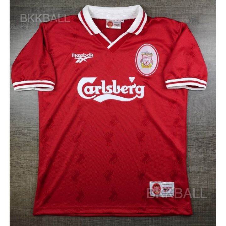 เสื้อบอล-ย้อนยุค-ลิเว่อพูล-1996-เหย้า-พร้อมเบอร์ชื่อ-7-mcmanamann-retro-liverpool-home-เรโทร-คลาสสิค-1996-97