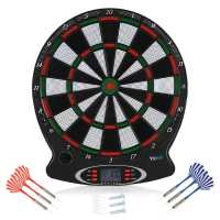 1Pc Electronic Dartboard Professional Electronic Hanging Dartboard LCD Scoring Indicator Game With 6pcs Darts Indoor Toy