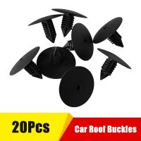 20Pcs/Set Car Roof Kit Snap Rivets Retainer Repair Button Universal Auto Roof Snap Pins for Interior Ceiling Fixing Buckle Screw