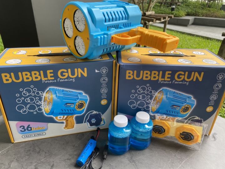 ปืนเป่าฟอง-ปืนยิงฟองสบู่-ปืนเป่าฟองอันใหญ่-เป่าฟองเยอะมาก-bubble-gun-gatling-ของเล่นที่เป่าฟองสบู่-ปืนฟองรุ่นใหม่-ปืนฟองอัตโนมัติ-no-66-4