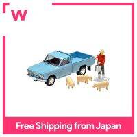 Tomica Limited Vintage 1/64 LV-195b Datsun Truck 1500 Deluxe With Light Blue Figure 314967