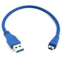 30cm Mini USB 10pin to USB3.0 Data Sync Charging Short Cable for USB3.0 Mobile hard disk with 10pin