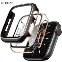 ZZOOI Tempered watch case For Apple watch 45 mm  41 mm 38mm 42mm 40mm 44mm series Watch protective case For iwatch series 7 se 6 5 4 3