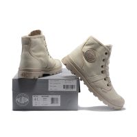 100 genuine spot parcel postpalladium canvas Martin boots beige for men and women size 35-45