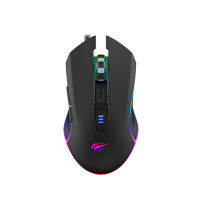 Havit Gaming Mouse MS1018 สำหรับเล่นเกมส์ มีไฟ RGB