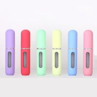 Candy Color Bottom Filling Perfume Bottle Liquid Sub-Bottling Fine Mist Spray Refillable Bottle 5ml 8ml Mini Travel Portable