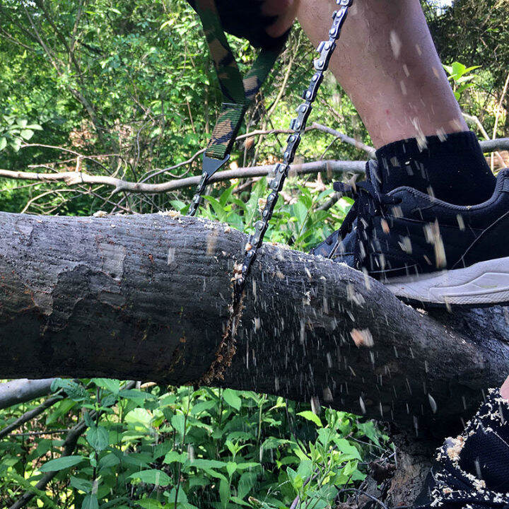 "Extended" outdoor survival saw logging manual chain saw hand saw wire