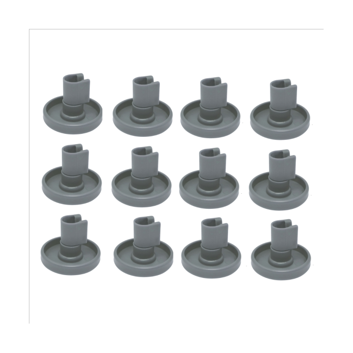 12Piece Dishwasher Wheels 40MM Lower Basket Wheels for Aeg Favorit