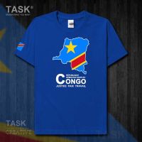 Congo COD เสื้อยืดผู้ชาย Kinshasa เสื้อใหม่เสื้อยืดเสื้อแขนสั้นเสื้อกีฬาแผนที่ประเทศฤดูร้อนแฟชั่นเจอร์ซีย์50