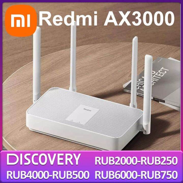 Xiaomi Redmi Ax3000 Router Gigabit Amplifier Wifi 6 Signal Booster ...