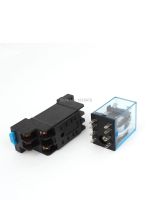 คอยล์ Dc48v Dc24v Dc6v My2n-J Dc12v รีเลย์สำหรับการใช้งานทั่วไป Dpdt 8ขา5a 240vac/28vdc W หลอดไฟอะแดปเตอร์