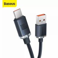 Baseus สายชาร์จเร็ว 100W USB To Type-C สำหรับแล็ปท็อป มือถือ สายชาร์จเร็ว USB cable