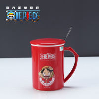 Cartoon Ceramic Coffee Mug with Lid Creative Travel Office Drinking Coffee Cup Couple Cute Female Tazas Birthday Chrismas Gift