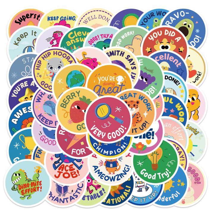 10-25-50pcs-cute-reward-stickers-with-word-motivational-stickers-for-school-teacher-kids-student-stationery-stickers-kids-stickers-labels